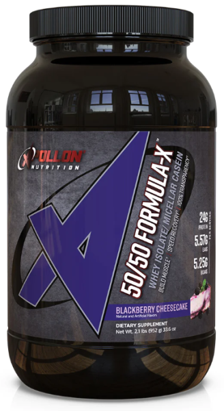 Apollon Nutrition - 50/50 Formula-X-Protein Blackberry Cheesecake