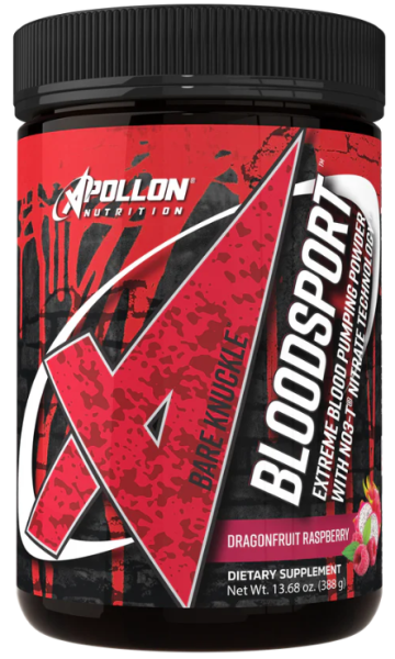 Bareknuckle Bloodsport - Extreme Blood Pumping Powder With Nitrates - 340g Dragonfruit Raspberry