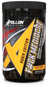 Apollon Nutrition - F#CK Mediocre - Hardcore Premium Pre-workout - Robik Edition