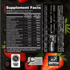 Black Tulip Thermogenic Pre Workout Powder