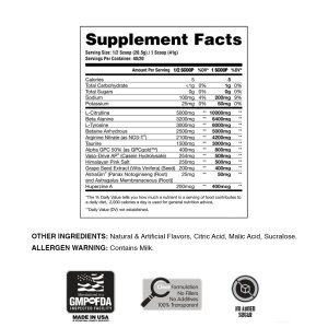 Bare Knuckle - Non-Stimulant Nitrate Infused Pre-Workout V6